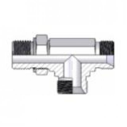 3600 Adjustable Run Tee BSP-BSP-BSP Adj